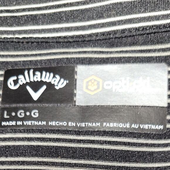 Callaway Striped Golf Polo size Large‎ - Picture 3 of 4